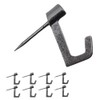 8 Pcs Wall Hanging Hooks Metal Hooks Won't Scratch Walls