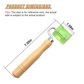 ZIMISI Car Sound Deadening Roller, Wallpaper Seam Roller with Wood Handle, Audio Sound Deadening Application Tool for Heat Abatement Mat, Noise Filter Pads, Wallpaper (1PC)