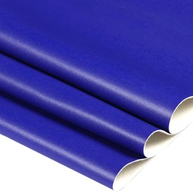 Ramya Smooth Solid Color Royal Blue Faux Leather Sheets 1Rolls 12"x 53" (30cm x 135cm),Faux Leather is Great for Handmade DIY Craft Projects, Bows,Leather Earrings (Royal Blue)
