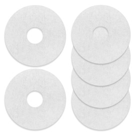 KEEPOW 6-Piece Air Vent Filter (Diameter 95mm Round) Compatible with Bakuma Kogyo [REPF-100 / REP-100J / REPD-100J] Ventilation Inlet Air Filter Pests Pollen 24-Hour Ventilation Filter