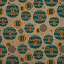 GRAPHICS & MORE Dinosaur Train Buddy T-Rex Species Blue Stripes Premium Kraft Gift Wrap Wrapping Paper Roll