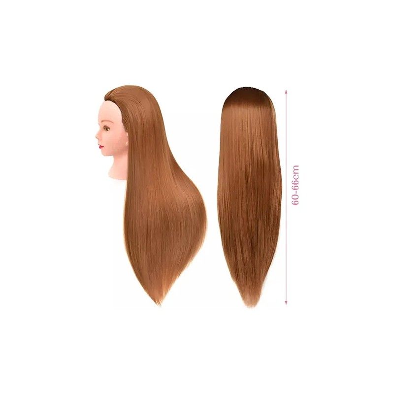 Cabeza De Entrenamiento De Maniquí De Peluquería 24 Pulgadas