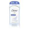 Dove Invisible Solid Antiperspirant Deodorant Stick for Women 2.6 oz