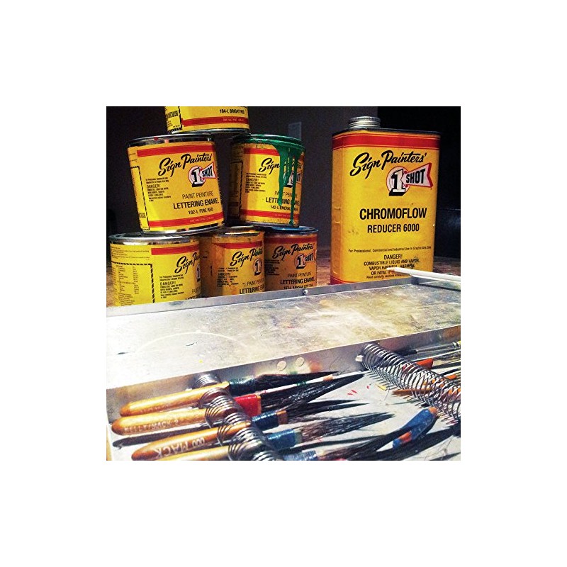 1 Shot 1 Quart PRIMROSE YELLOW Paint Lettering Enamel Pinstriping
