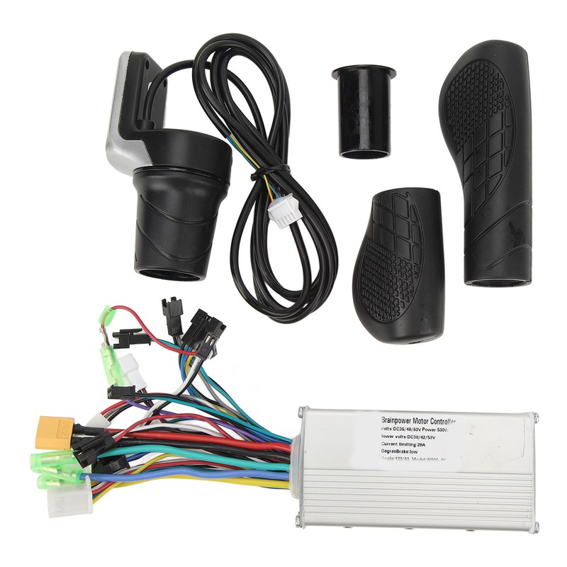 Half Twist Throttle Grip with Display Meter 3 Modes Sine