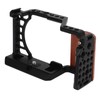 Aluminum Alloy Camera Cage with Wooden Handle Protective Frame with