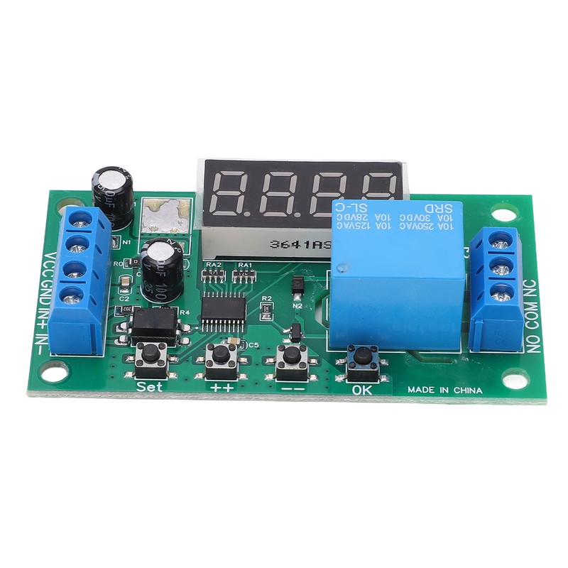 Multifunctional Pulse Counter Relay Board 0.1S to 9999999.9s 0.01s Accuracy