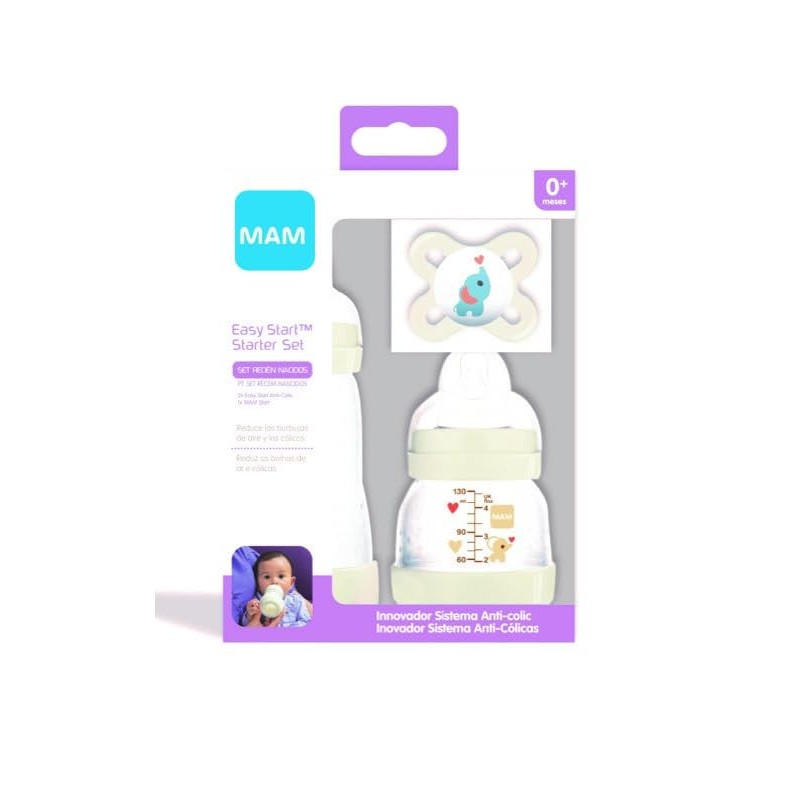 MAM Starter Set for Newborns G125 with 2 Bottles -
