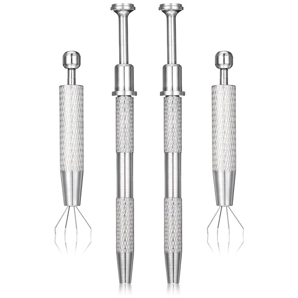 JIYIN Pack of 4 Piercing Ball Twister, Jewellery Pickup Tool