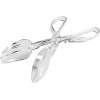 Chef Craft Premium Salad Scissor Tongs, 11.25 inch, Clear