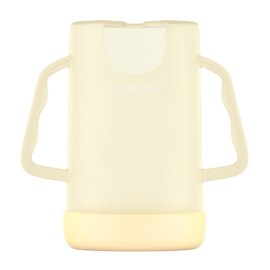Momcozy Squeeze Pouch Holder for Food Pouches and Drink Boxes, Baby Pouch Holder Allows Baby to Self-Feed and Avoid Messes, Baby Food Pouch Holder Handle is Easy to Grip, Comfortable, Yellow