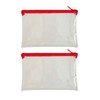 Clear Transparent Plastic Pencil Case for Exams & GCSE -