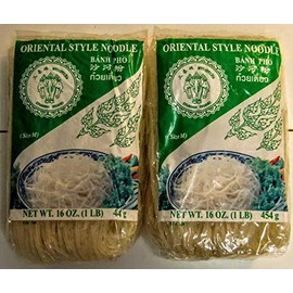Banh Pho -Pad Thai - Noodles by Erawan - 16 OZ. (2 Pack)