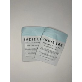 Indie Lee (2) Indie Lee Squalane Facial Oil Hydrate & Renew 3ml 0.1oz Sample Packet New