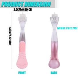 CATO-WDJ Replacement Razor Handle Compatible with Venus, Non-Slip Ergonomic Razor Handle for Women, Handle Only(Pink)