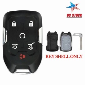 SUPALAND For 2015 2016 2017 2018 2019 2020 GMC Yukon XL Smart Remote Car Key Shell Fob