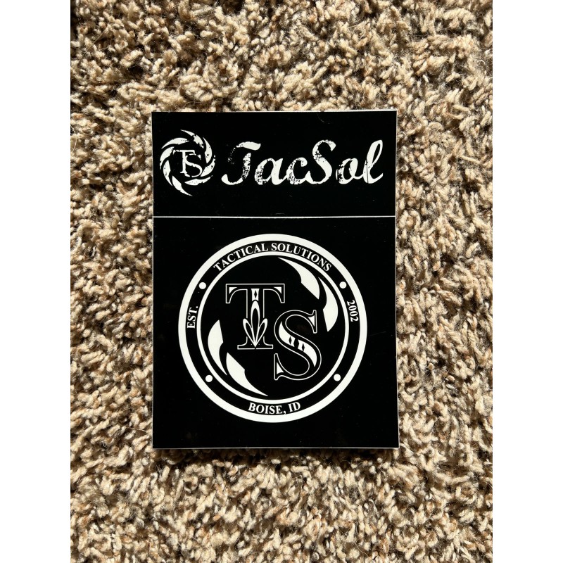 Tactical Solutions Sticker Decal set of 2 TacSol