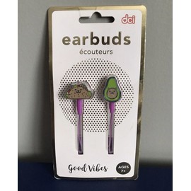 DCI Good Vibes Taco Cat Avocado Earbuds
