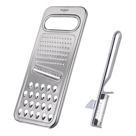 Westmark Universalreibe und Sparschäler, Edelstahl, Stahl, Silber