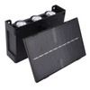Solar Outdoor Lights Waterproof 6 LED Bulbs Ambient Outdoor Wall