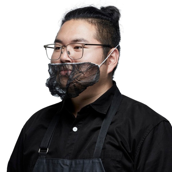 Restaurantware-Clean Tek Professional 19 Inch Beard Nets, 100 Disposable Beard