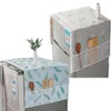 2pcs Refrigerator Dust Cover Kitchen Cleaning Cloth Protective Cover Waterproof