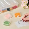 Mauproy Small Bead Organizers with Handle, 24 Pcs Plastic Storage