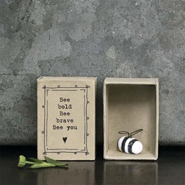 Bee Matchbox Gift - Birthday Present - Gift For Friend - Friendship Gifts - Bee Bold Bee Brave Bee You - East Of India