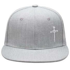 Christian Hats for Men Women - Cross Faith Flat Snapcback Hats - Religious Gifts for Thanksgiving Christmas