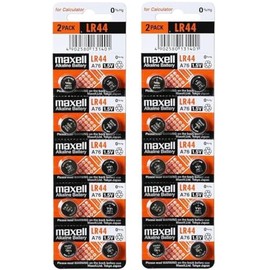 Maxell LR44 (A76) Batteries, 20 Count