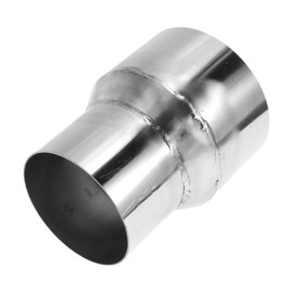 Motoforti 3.15" OD to 4" OD Mandrel Exhaust Bend Elbow Concentric Reducer T316 Stainless Steel Pipe Adapter 5 Inch Length Silver Tone