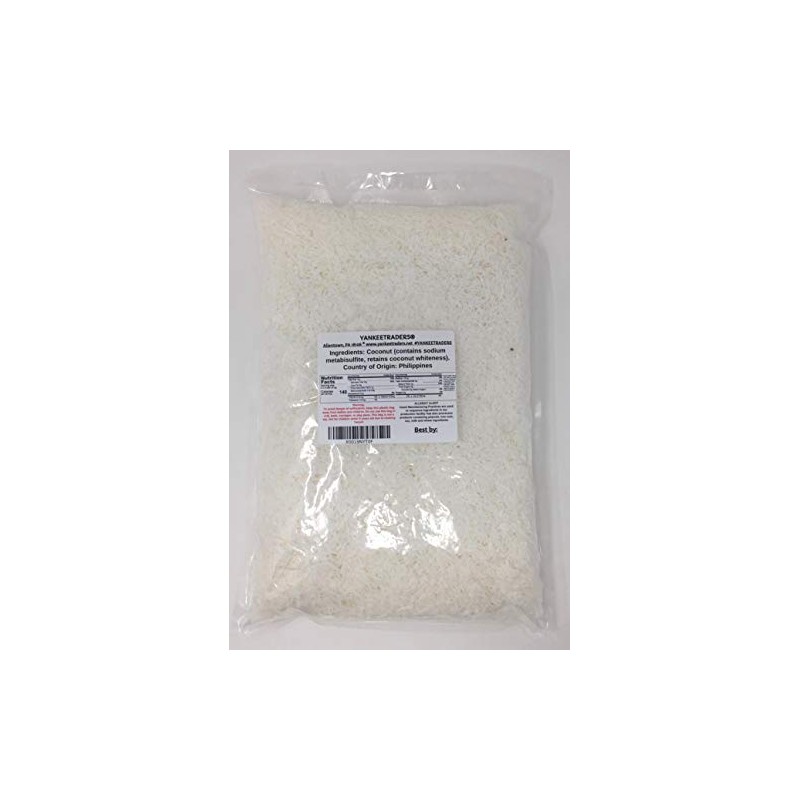 Yankee Traders Brand, Fancy Shredded Coconut (Unsweetened) 2 Pounds
