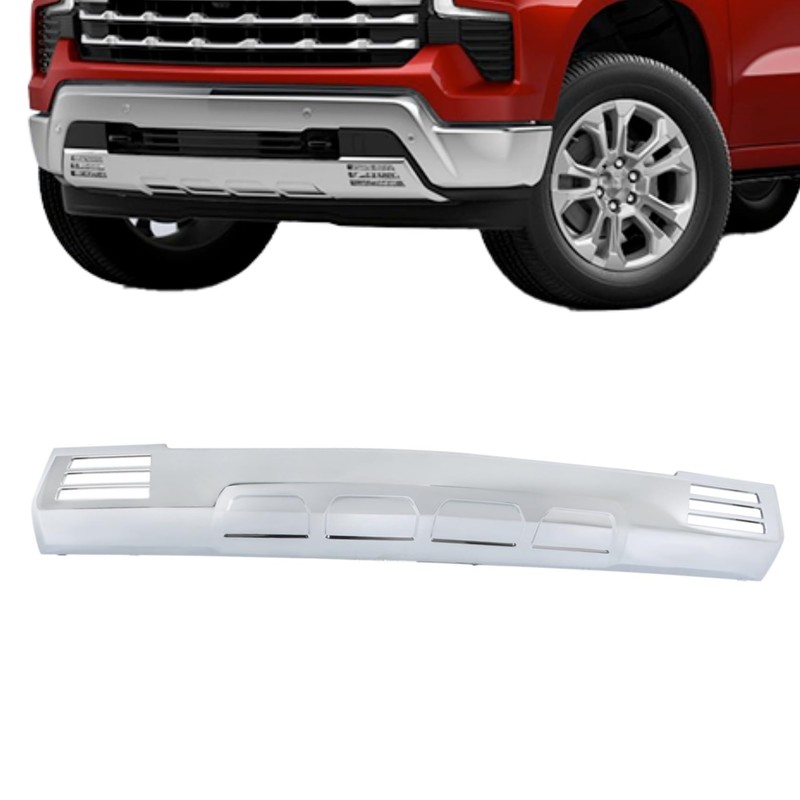 labwork Plastic Front Bumper Lower Valance Skid Plate Chrome without
