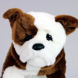 Bulldog - Stuffed Animal Therapy for People with Memory Loss from Aging and Caregivers