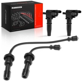 A-Premium 2 Ignition Coils with 2 Spark plug Wires