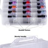 DreamGenius Nail Polish Organizer Case for 48 Bottles with 2