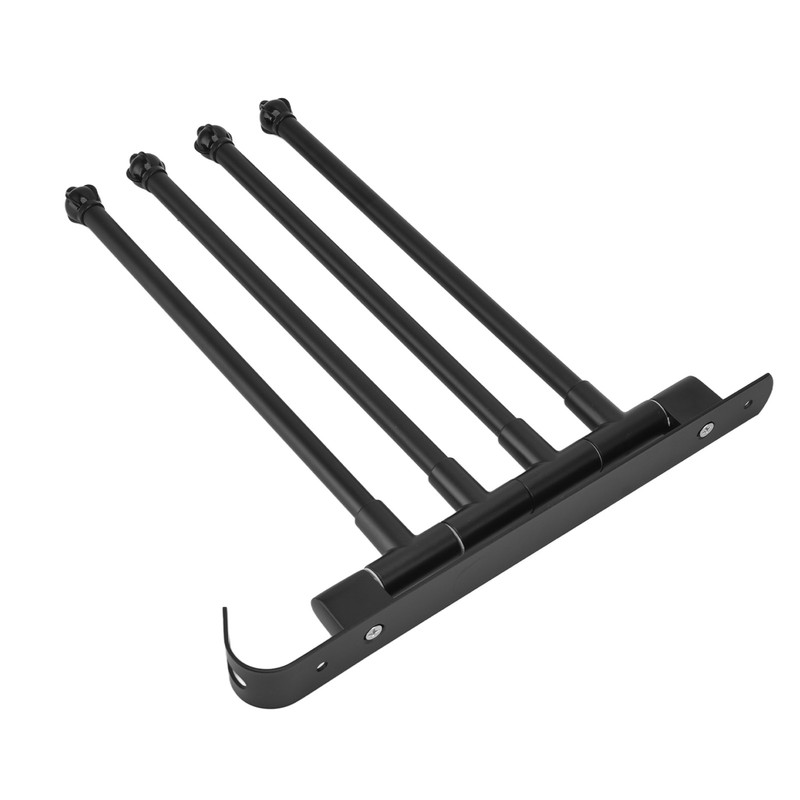 Stainless Steel Swivel Towel Hanger Holder Black Rotating Movable Towel