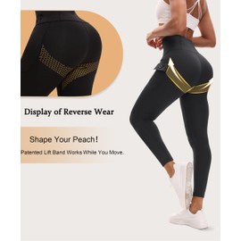 Curvphilo Workout Cargo Leggings with Pockets for Women Tummy Control Butt Lifting Leggings Gym Yoga Pants (US, Alpha, Medium, Regular, Regular, 25” Inseam, Black)