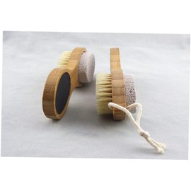 BIUDECO 4 in 1 Foot Care Set Pumice Stone Wash Brush Massage Brush Exfoliating Brush Soften Skin