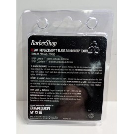 BarberShop Titanium  FX707 Replacement 2.0mm BlackFX 2.0   Fits FX787 Shavers