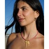 CLASSYZINT Fish Necklace for Women Pink Rope Charm Necklace