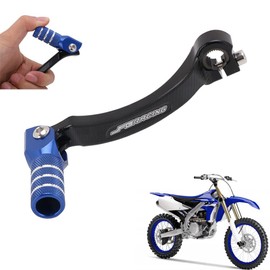 JFG RACING Motorcycle Folding Gear Shifter Shift Lever Pedal CNC for YZ250F YZ450F 2014-2021 YZ250FX 2020 YZ450FX 2016-2021 WR250F 2020 WR450F 2016-2021 Dirt Bike Blue