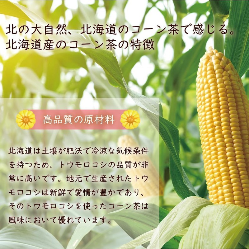 Hokkaido Corn Tea, 0.2 oz (4 g) x 40 Packs,