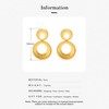 18K Gold Dangle Earrings for Women