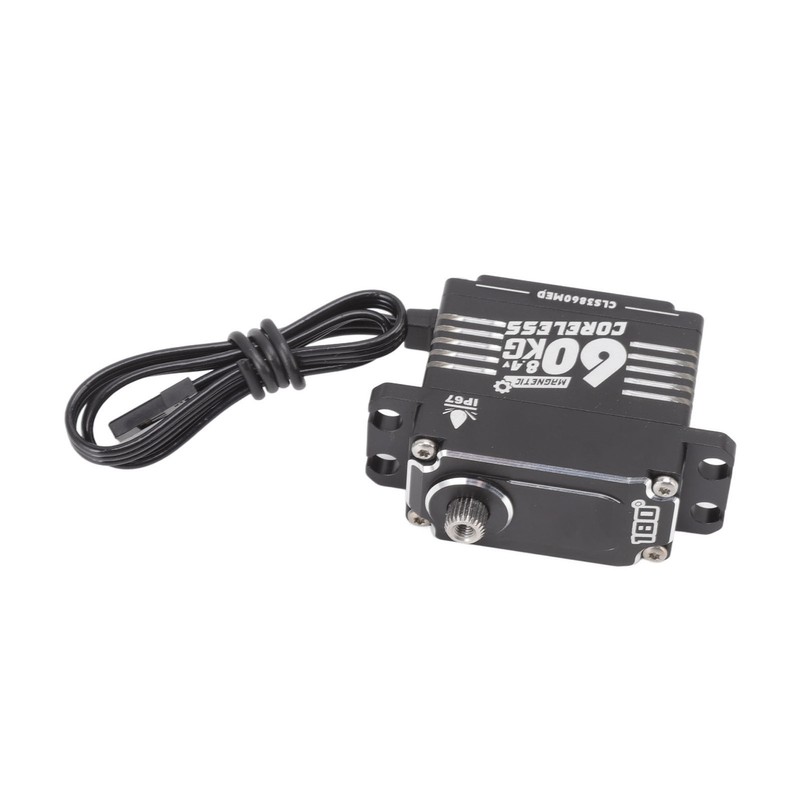 FLASH HOBBY RC Gear Servo 60KG Coreless Motor Super Torque