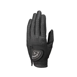 Callaway Gloves HYPER HYBRID LH BLK 24 23 (24 cm, Left Hand Worn [Right Handed]), Black, Men's