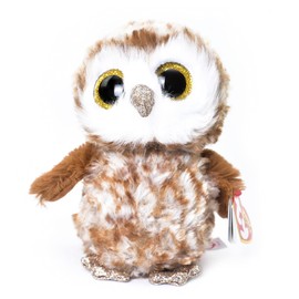 TY T36326 Percy BARN OWL-Beanie BOOS, Multicolored, 15 Cm
