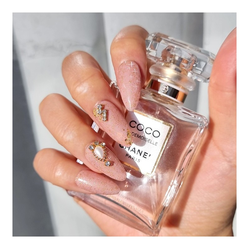 Antique Pearl Handmade Nail Tips - Ballerina M / 앤틱