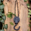 Antikas - Decorative Winch, Flower Pot Holder, Hook with Style,