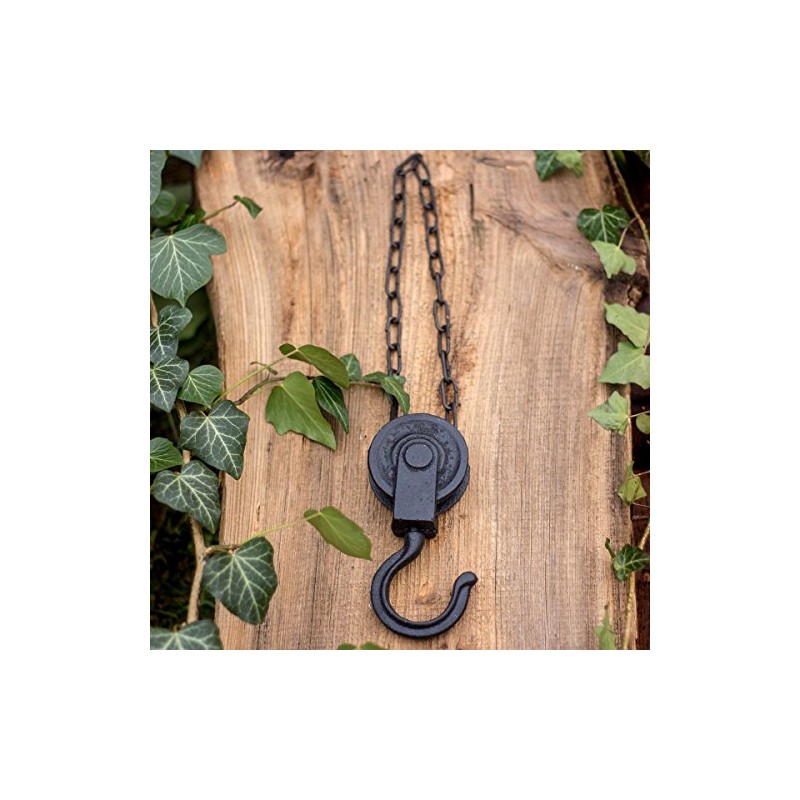 Antikas - Decorative Winch, Flower Pot Holder, Hook with Style,